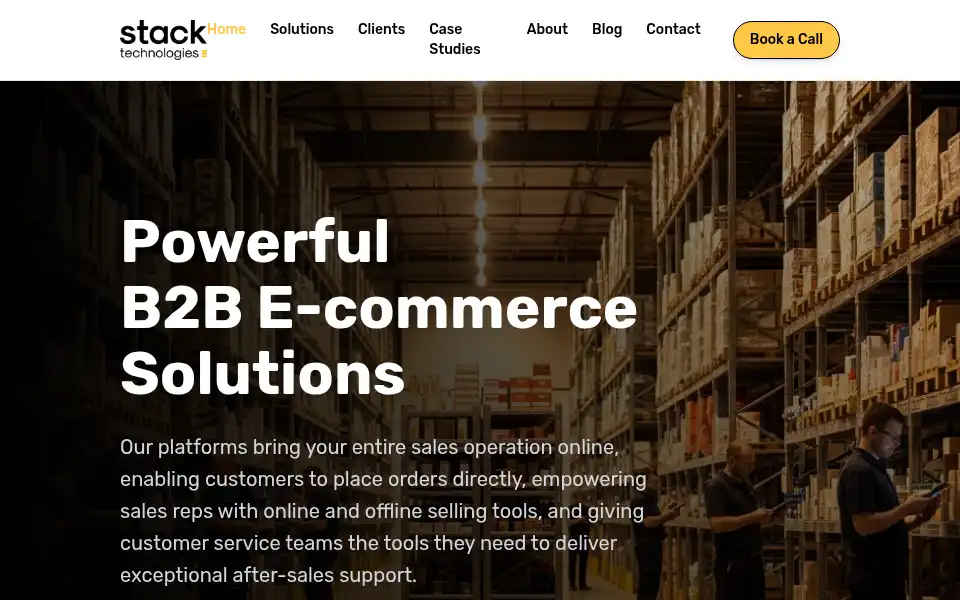Screenshot of stacktech.io
