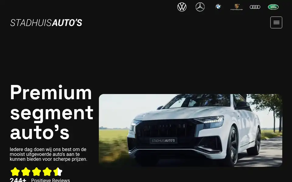 Screenshot of stadhuisautos.nl