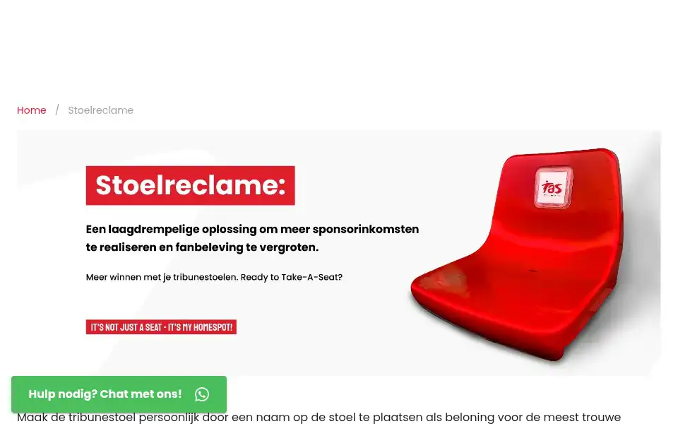 Screenshot of stadionreclame.com