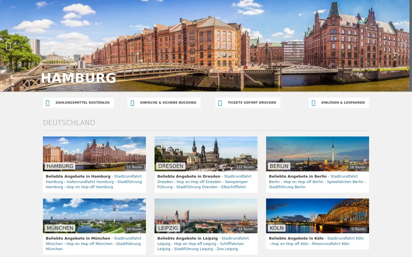 Screenshot of stadtrundfahrt.com