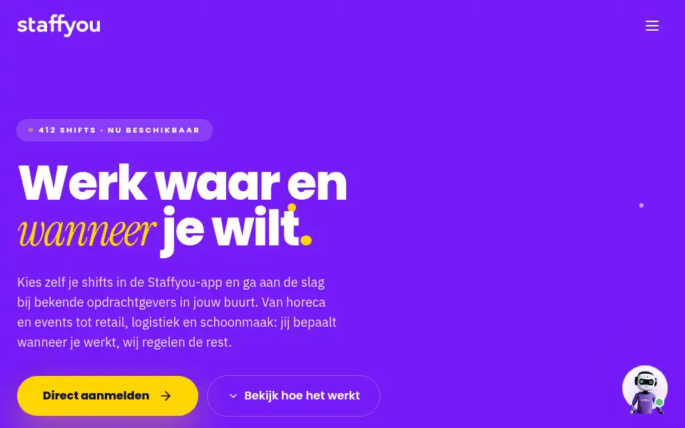 Screenshot of staffyou.nl