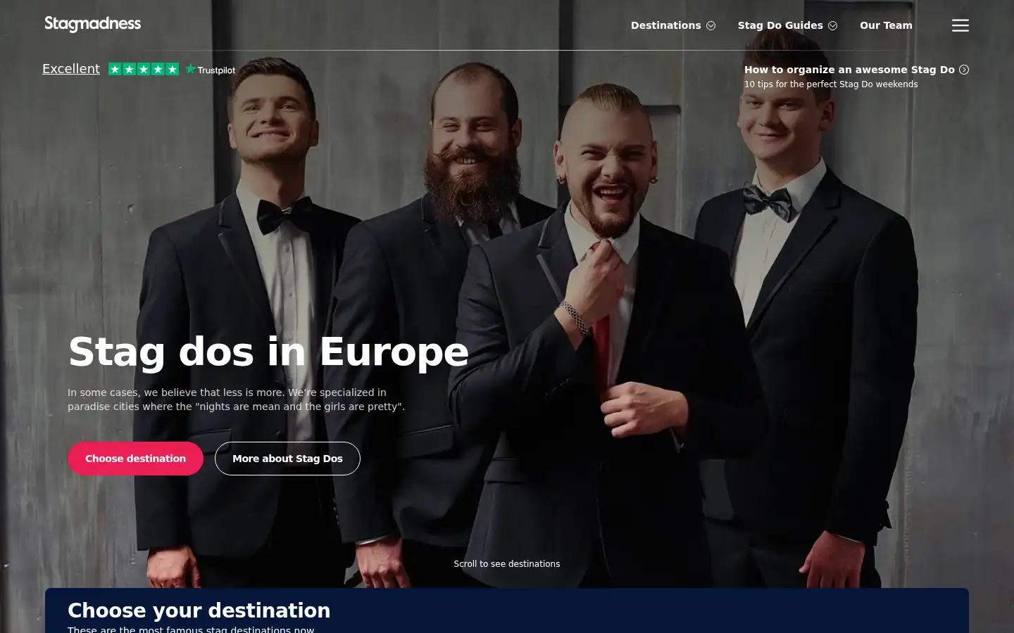 Screenshot of stagmadness.com