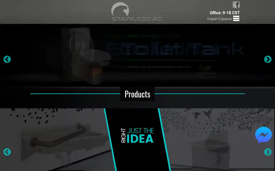 Screenshot of stainlessad.com