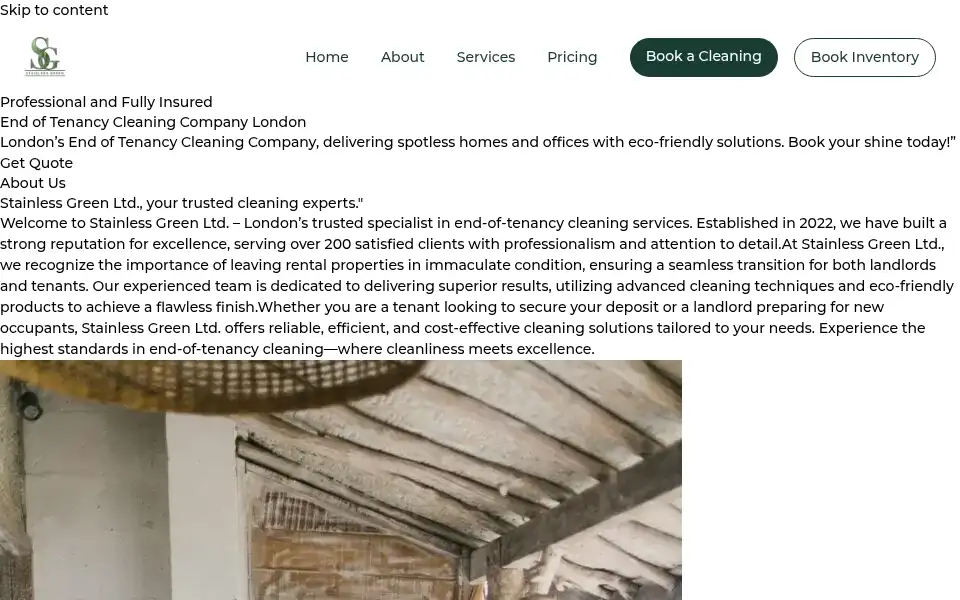 Screenshot of stainlessgreen.com