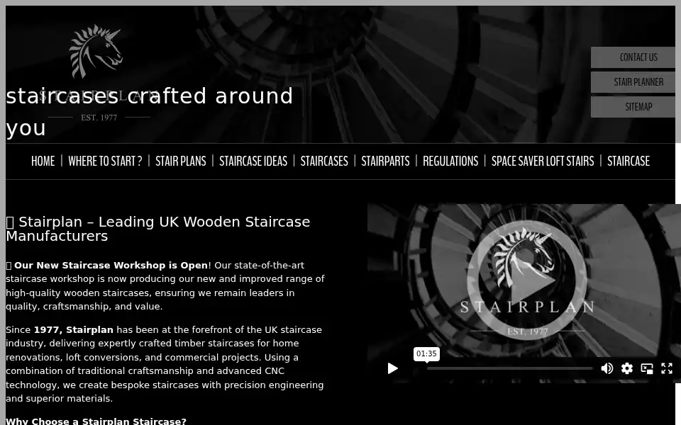 Screenshot of stairplan.com