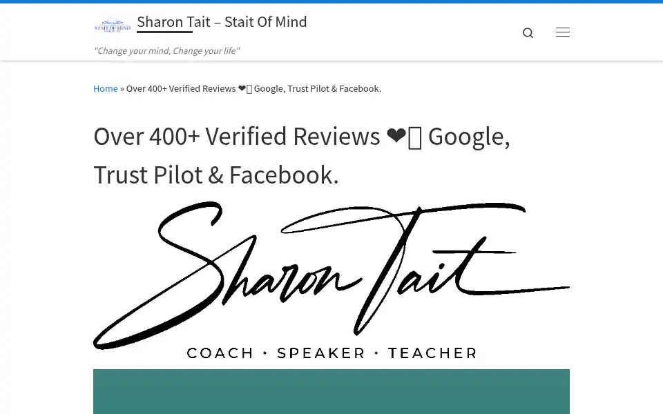 Screenshot of staitofmind.com