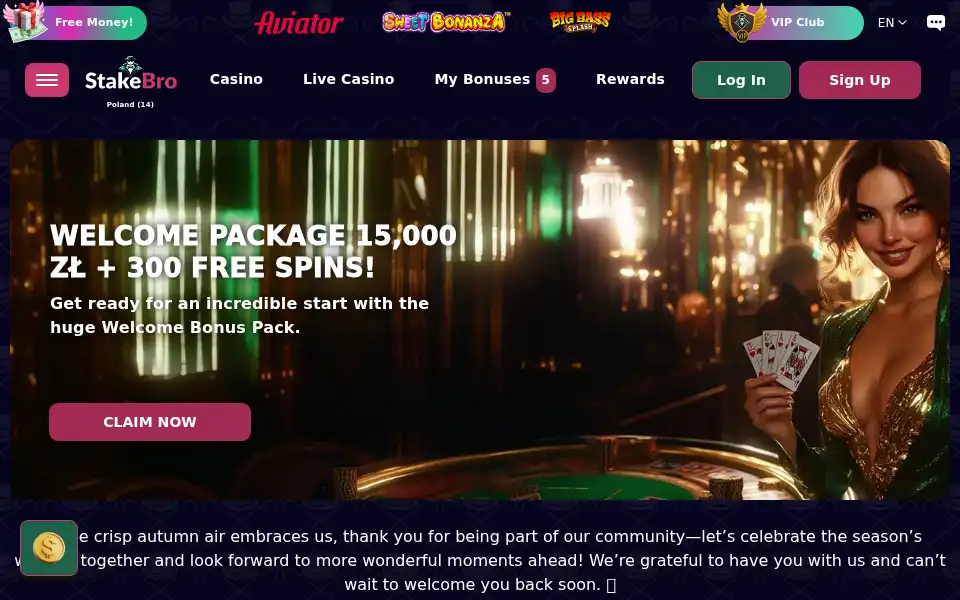 Screenshot of stakebro.org