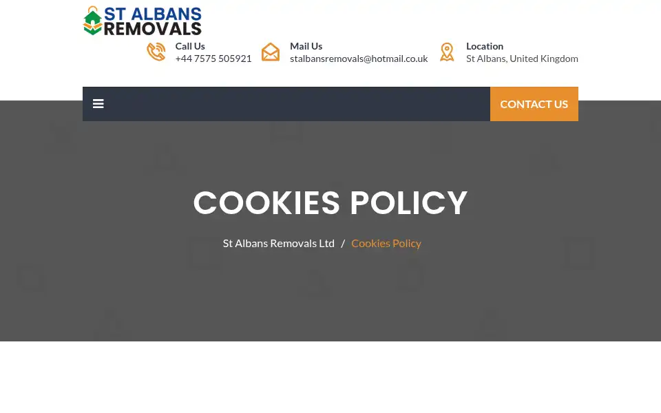 Screenshot of stalbans-removals.com