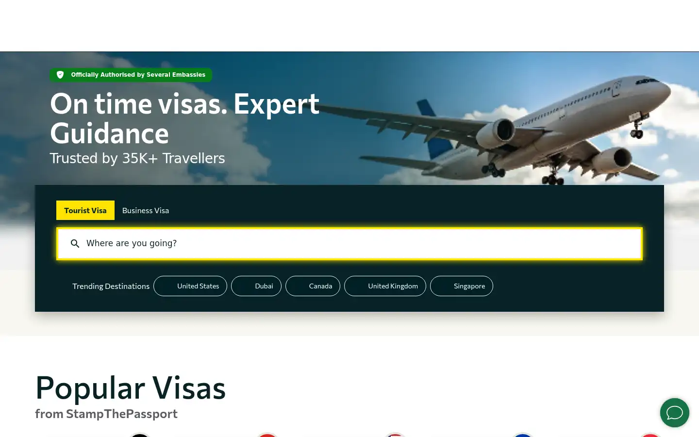 Screenshot of stampthepassport.com