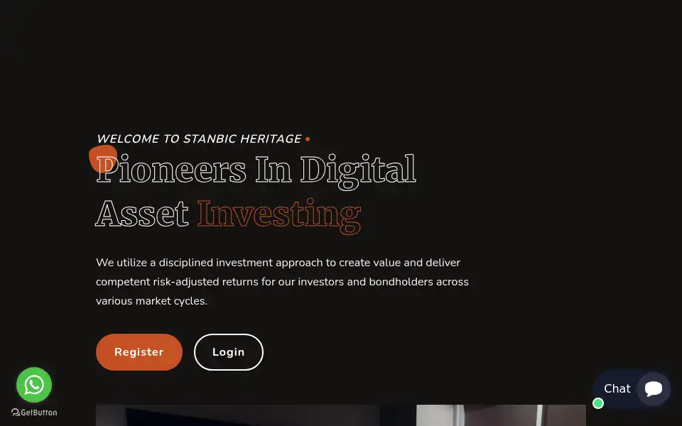 Screenshot of stanbicheritage.com