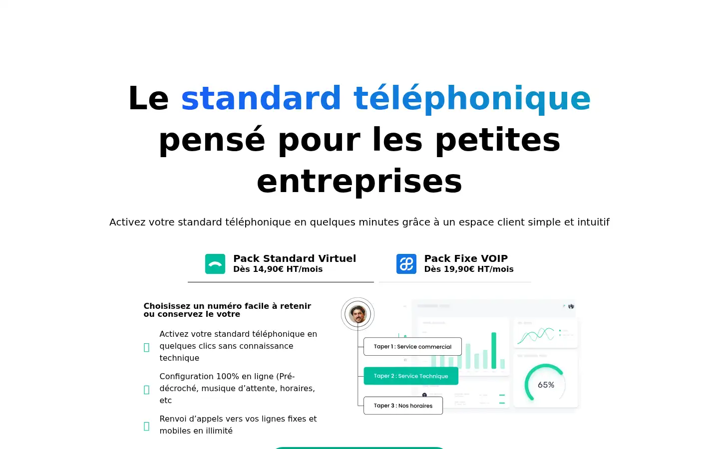 Screenshot of standardenligne.fr