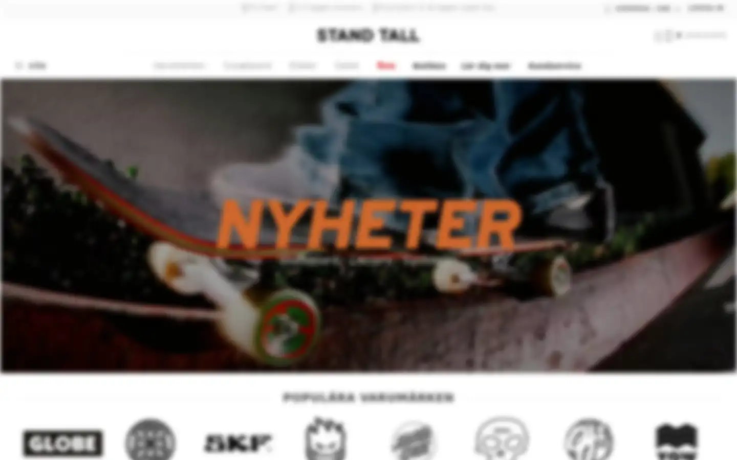 Screenshot of standtall.se
