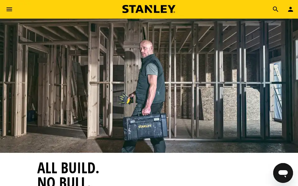Screenshot of stanleytools.com