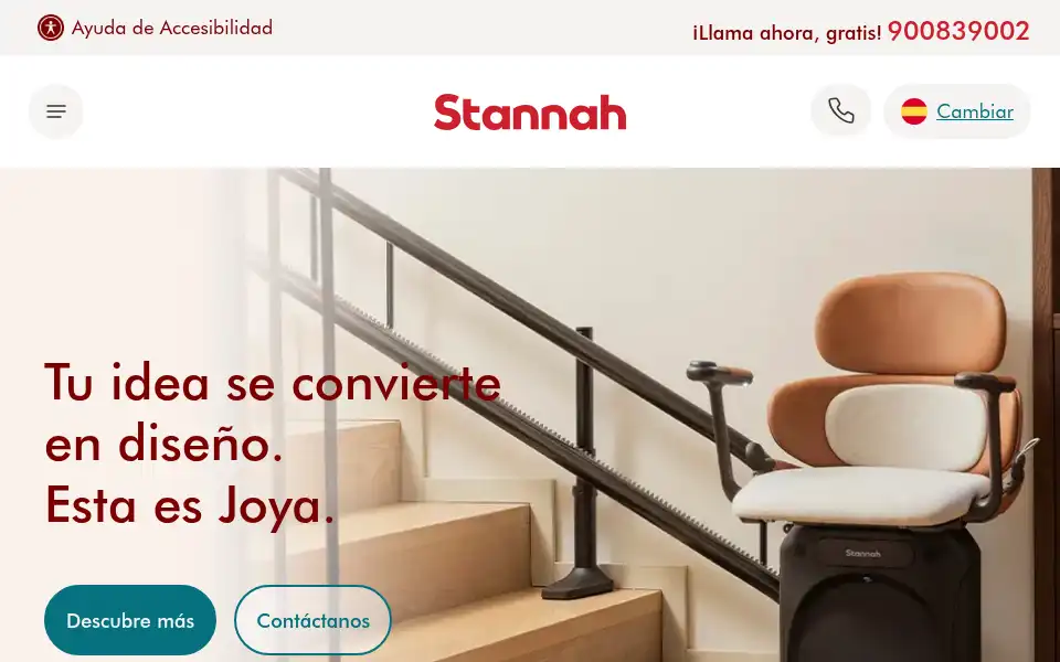 Screenshot of stannah.es