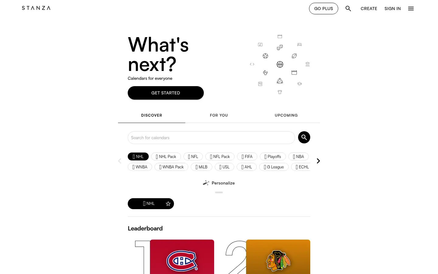 Screenshot of stanza.co