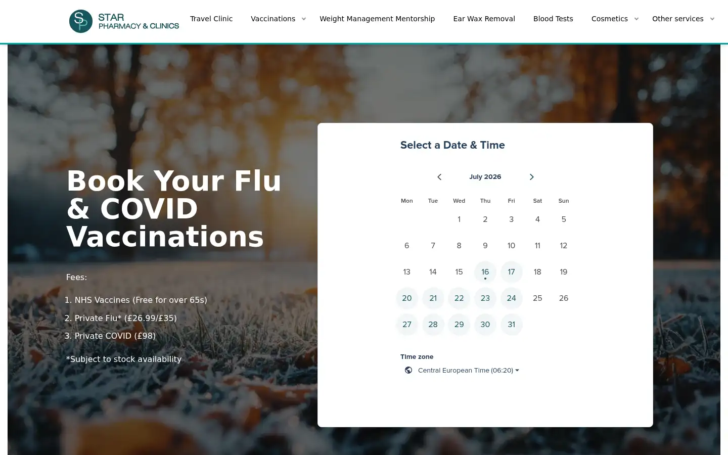 Screenshot of star-pharmacy.co.uk