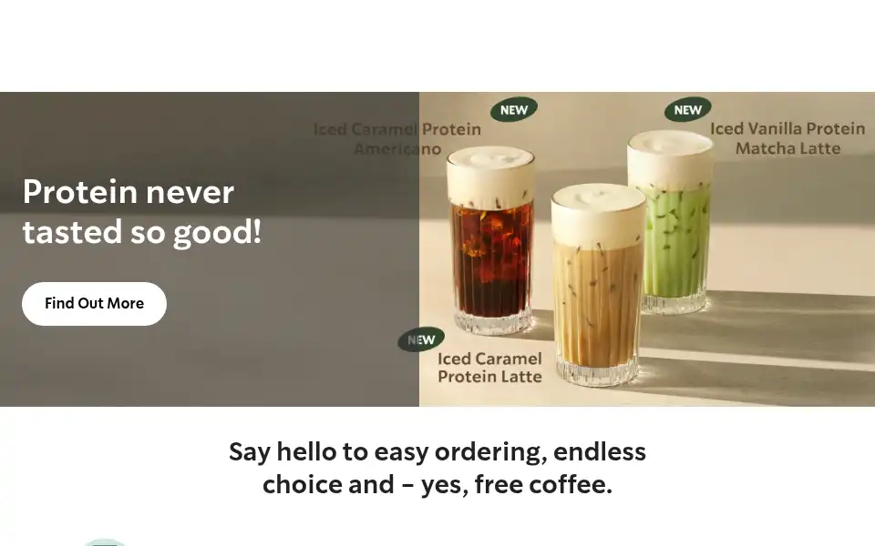 Screenshot of starbucks.ie