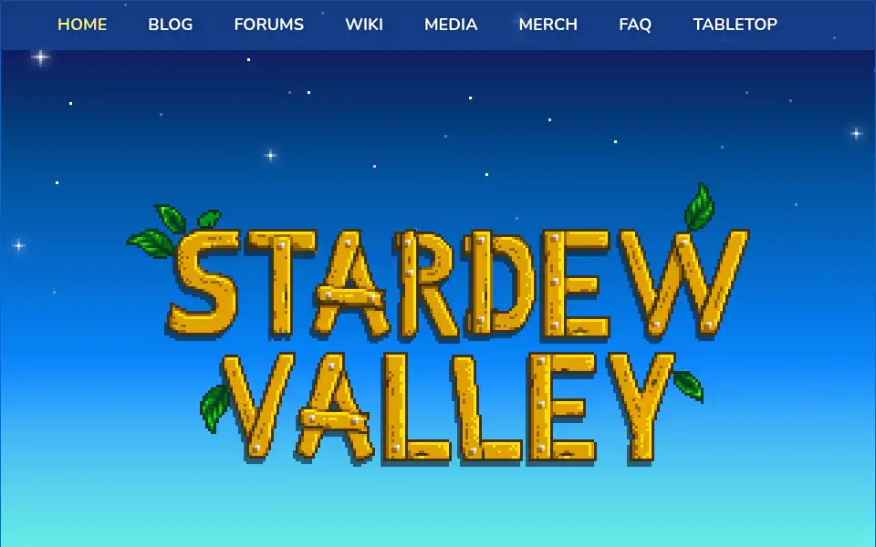 Screenshot of stardewvalley.net