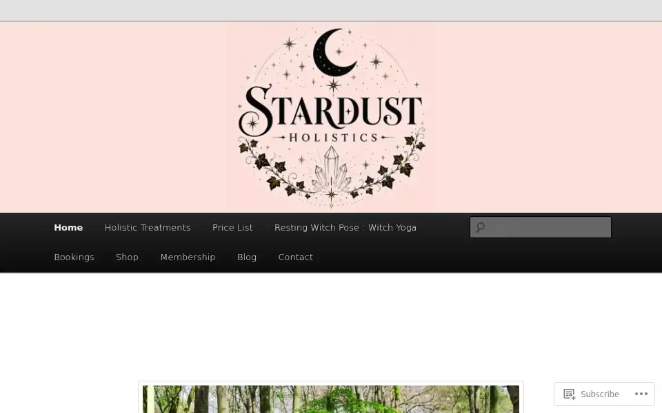 Screenshot of stardustholistics.com