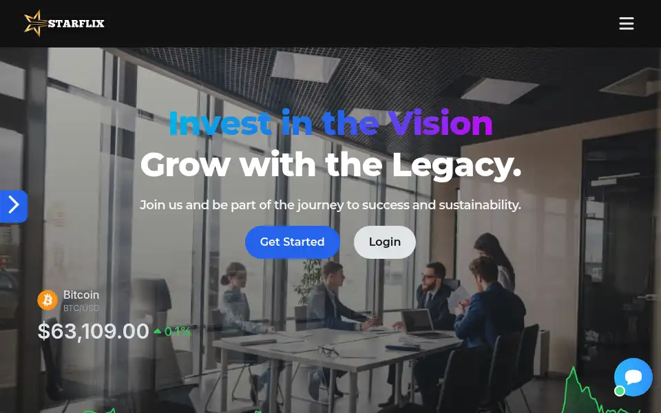 Screenshot of starflixgo.net