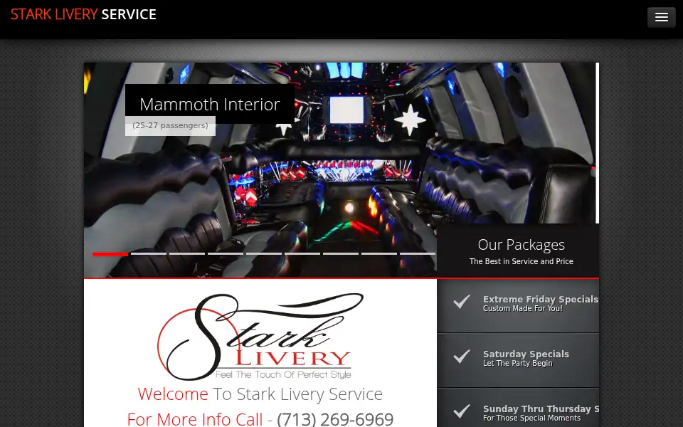 Screenshot of starklivery.com