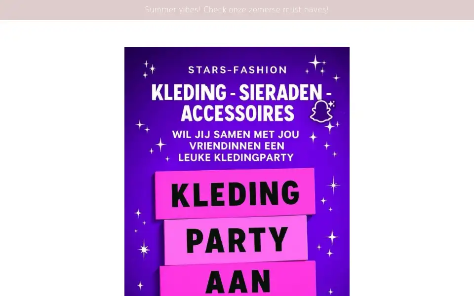 Screenshot of stars-fashion.nl