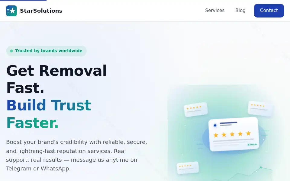 Screenshot of starsolutions.top
