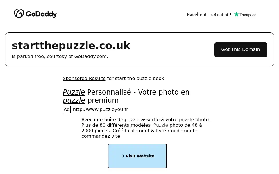 Screenshot of startthepuzzle.co.uk
