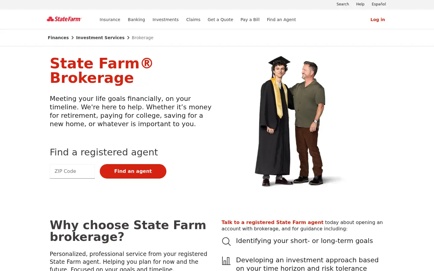 Screenshot of statefarm.com