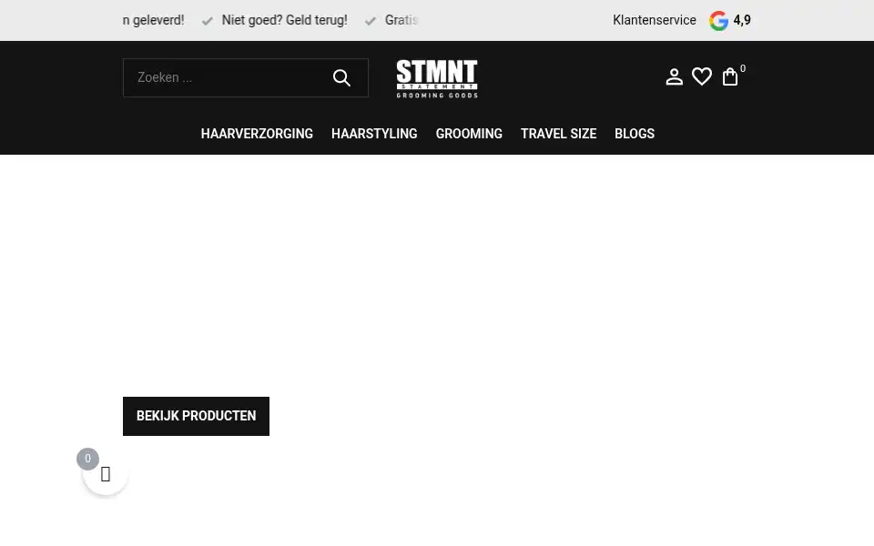 Screenshot of statementgrooming.nl