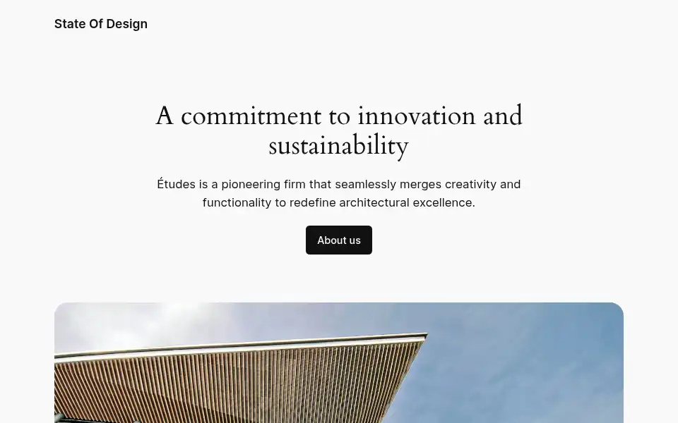 Screenshot of stateofdesigns.com