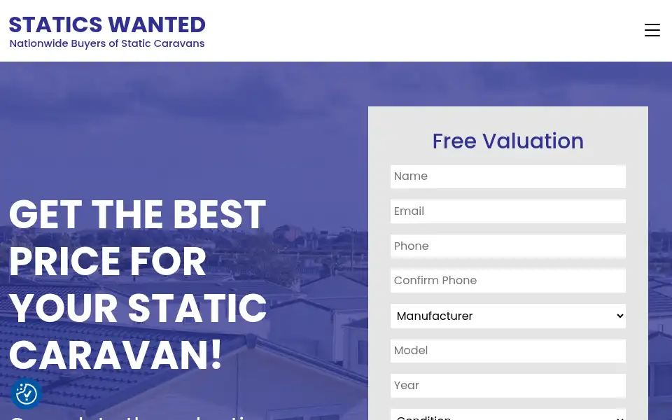 Screenshot of statics-wanted.co.uk