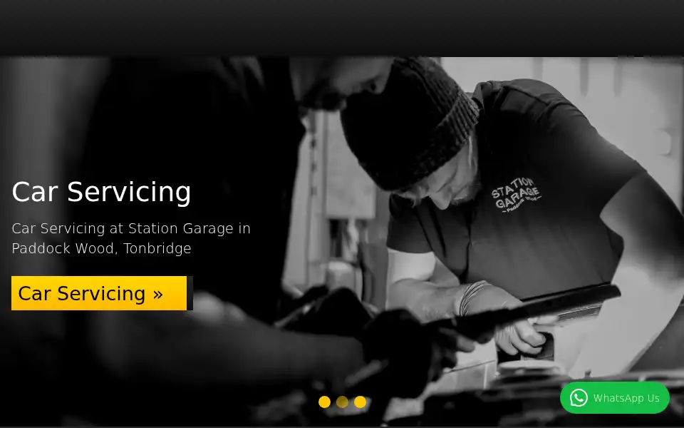 Screenshot of stationgaragepaddockwood.com