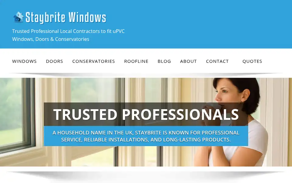 Screenshot of staybrite-windows.co.uk