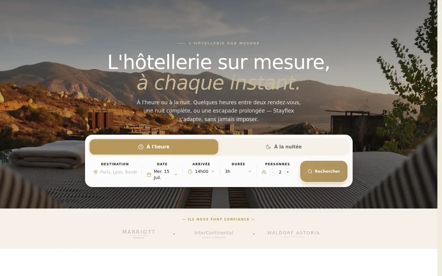 Screenshot of stayflexhotel.com