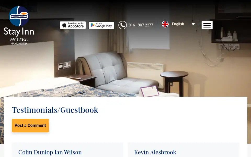 Screenshot of stayinn.co.uk