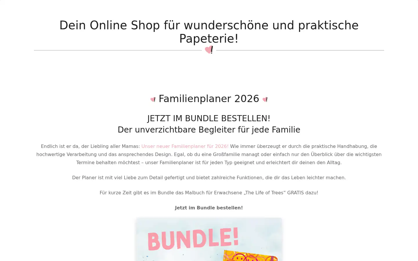 Screenshot of stayinspired.de