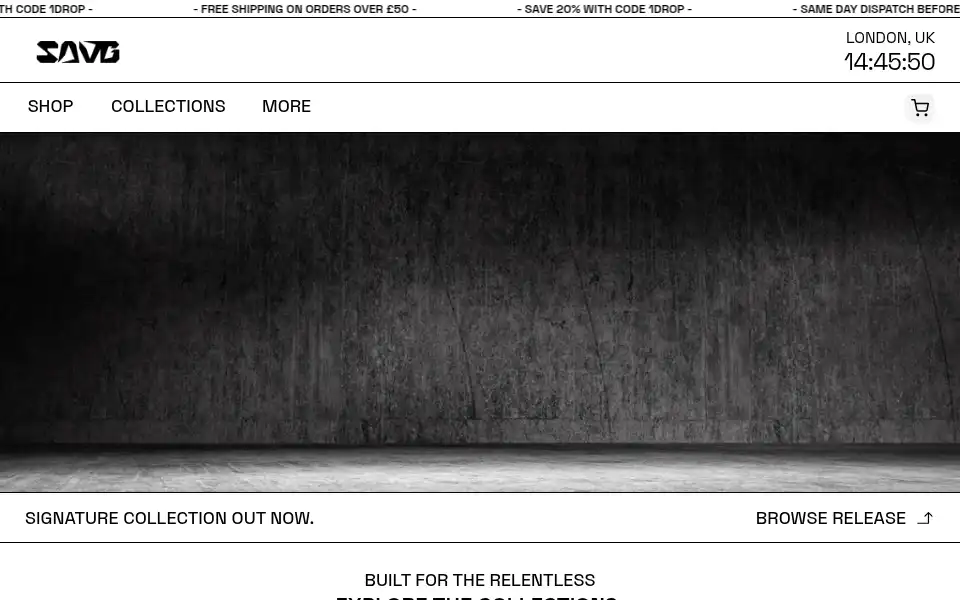 Screenshot of staysavg.com