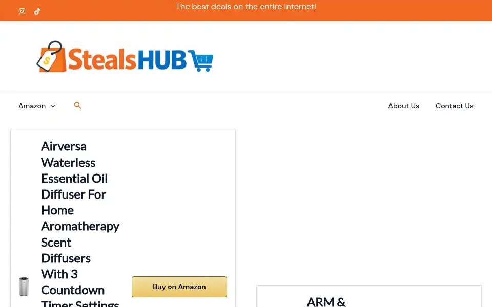 Screenshot of stealshub.com