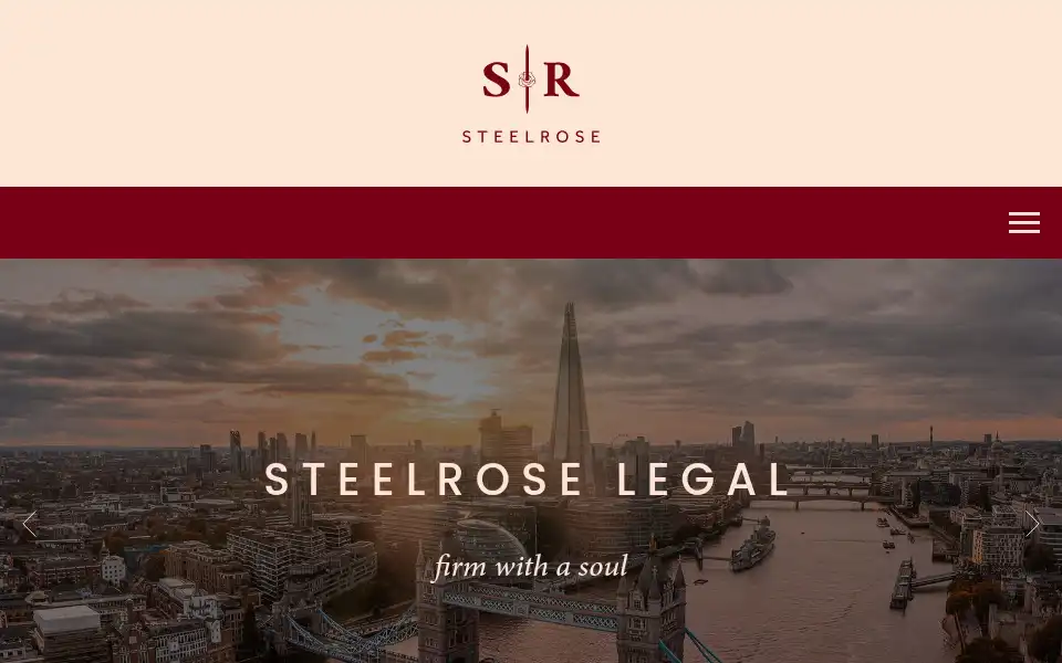 Screenshot of steelrose.uk