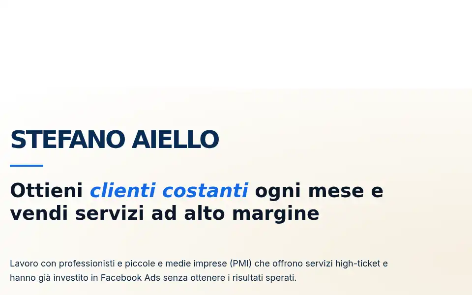 Screenshot of stefanoaiello.it