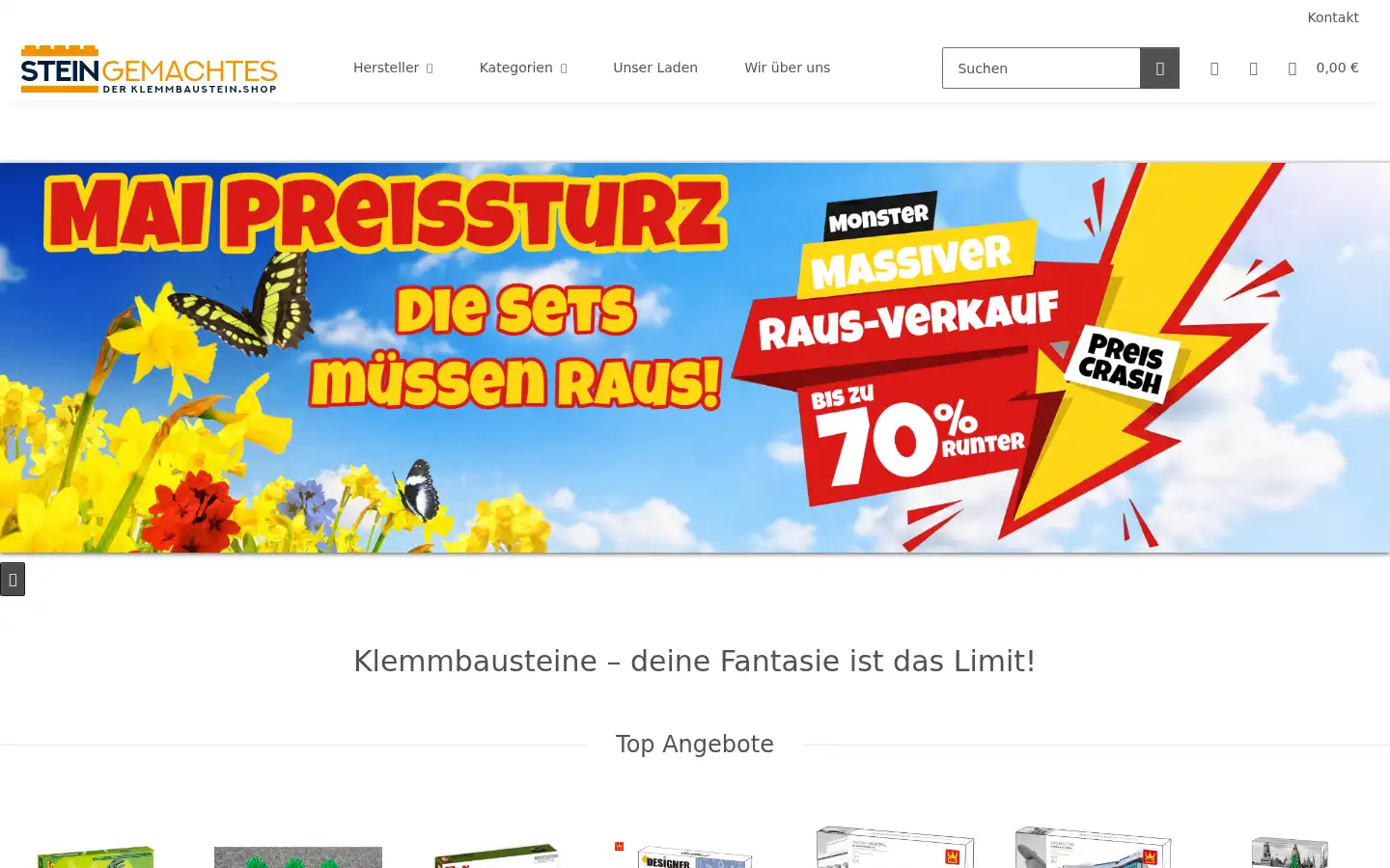 Screenshot of steingemachtes.de