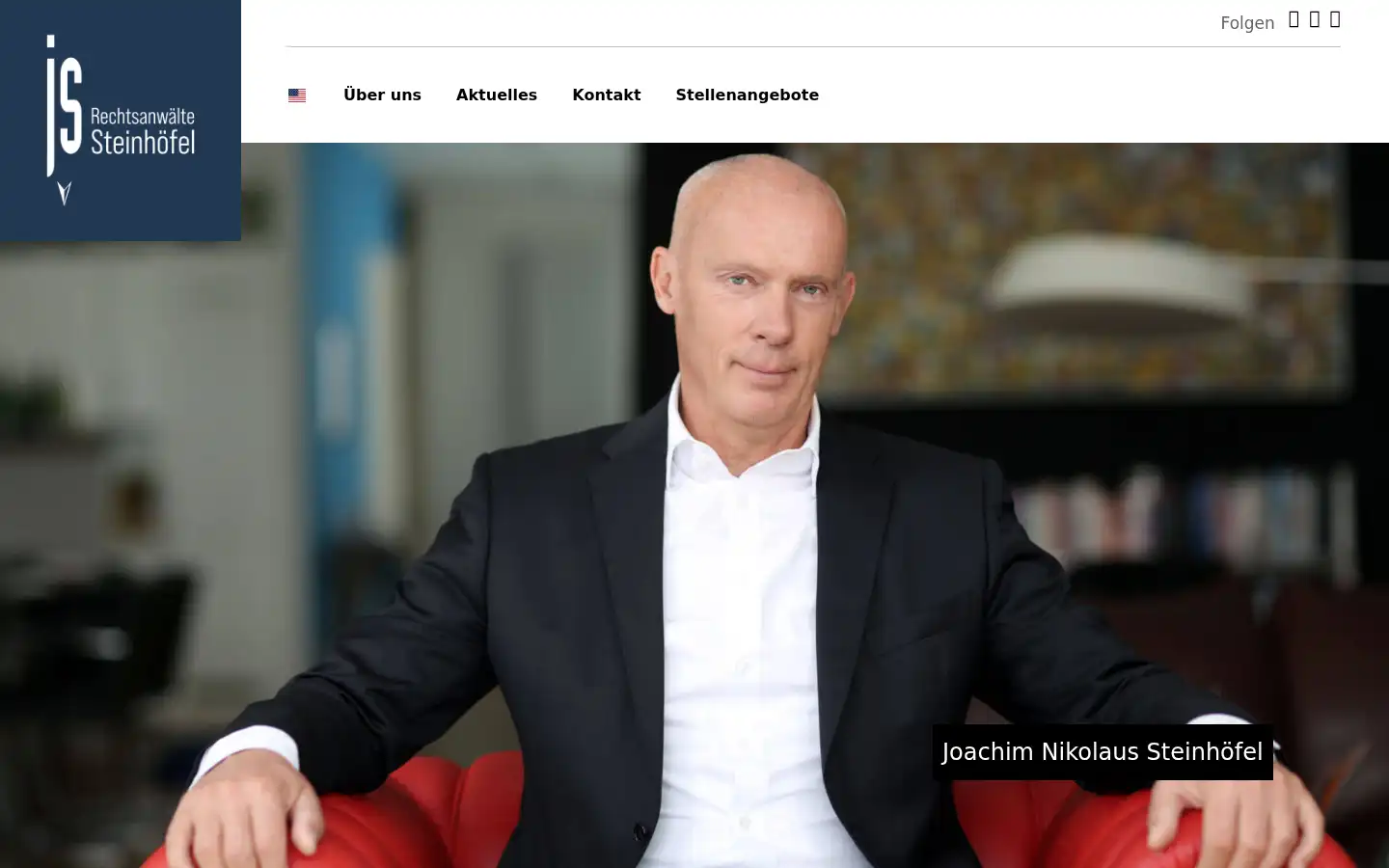 Screenshot of steinhoefel.de