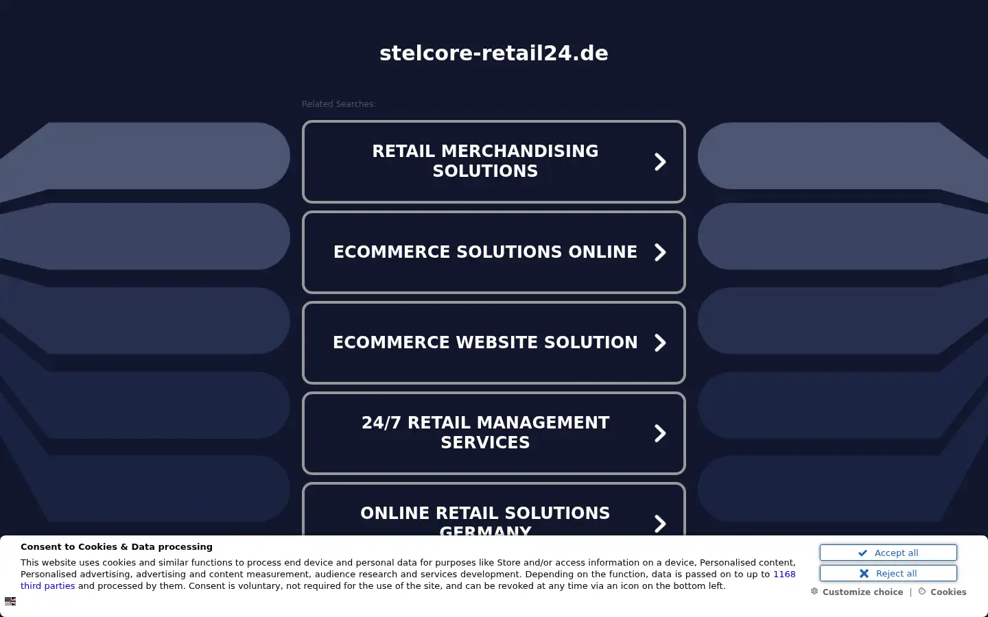 Screenshot of stelcore-retail24.de