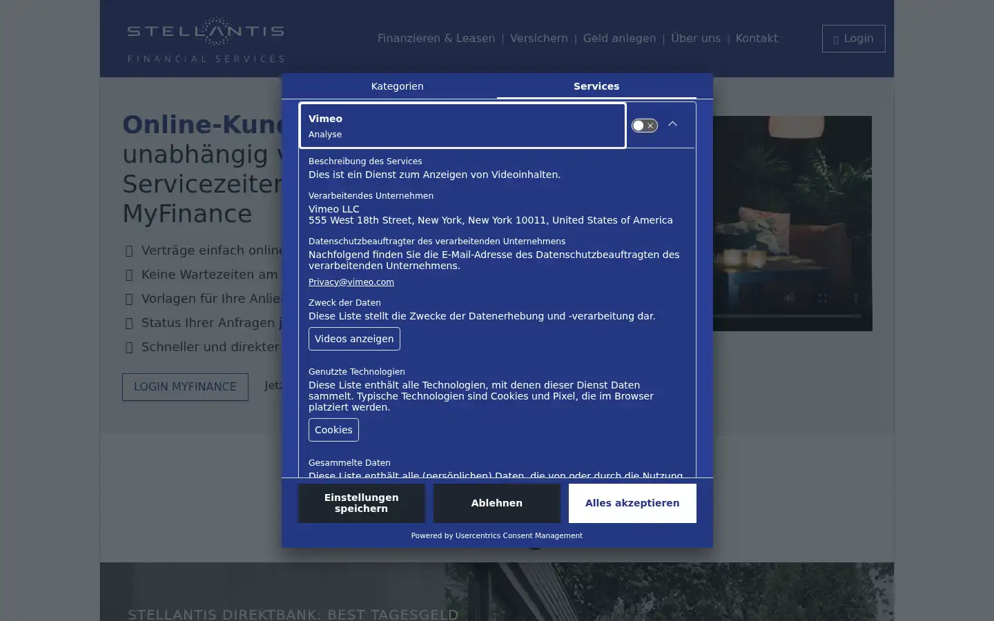Screenshot of stellantis-financial-services.de