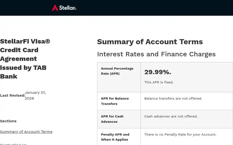 Screenshot of stellarfi.com