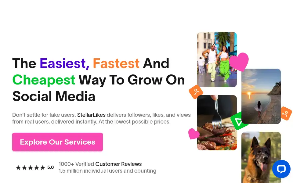 Screenshot of stellarlikes.com