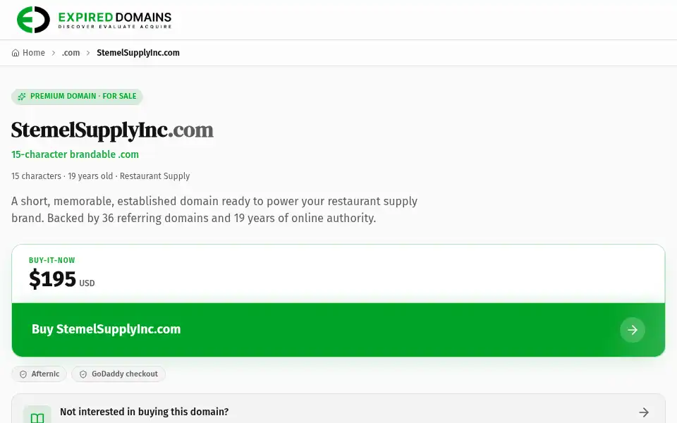 Screenshot of stemelsupplyinc.com