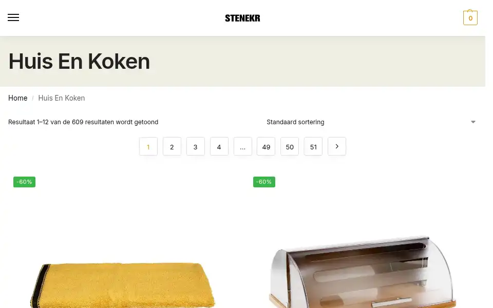 Screenshot of stenenkristallen.com