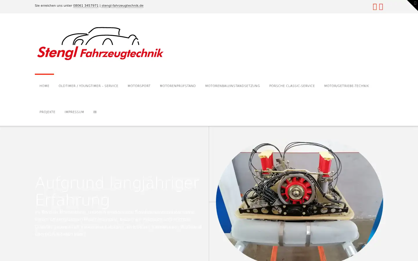 Screenshot of stengl-fahrzeugtechnik.de